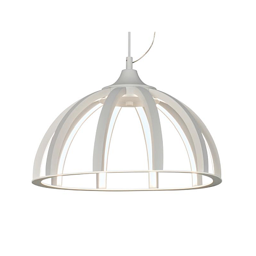 Colg. esqueleto en led de 1l x 18W 41,5cm cromo